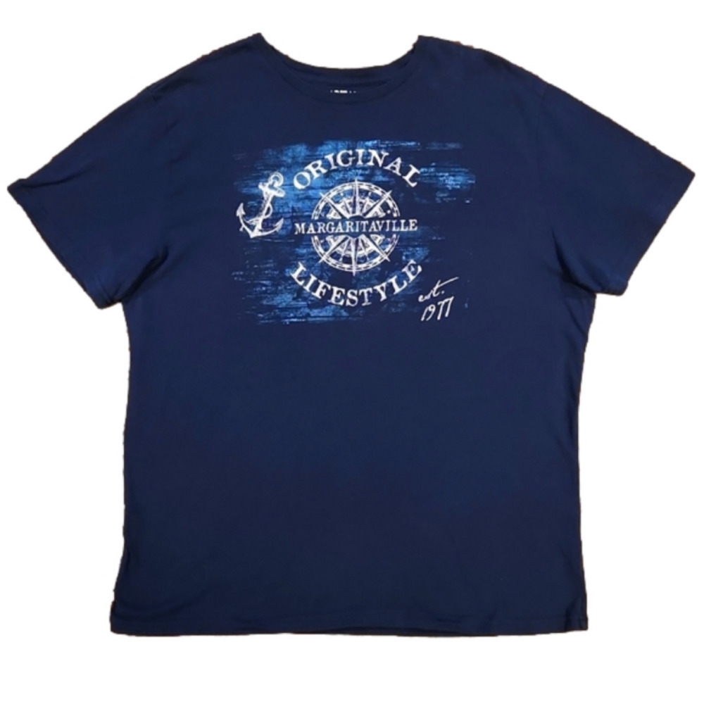 3/$20 Margaritaville Blue Nautical T-Shirt